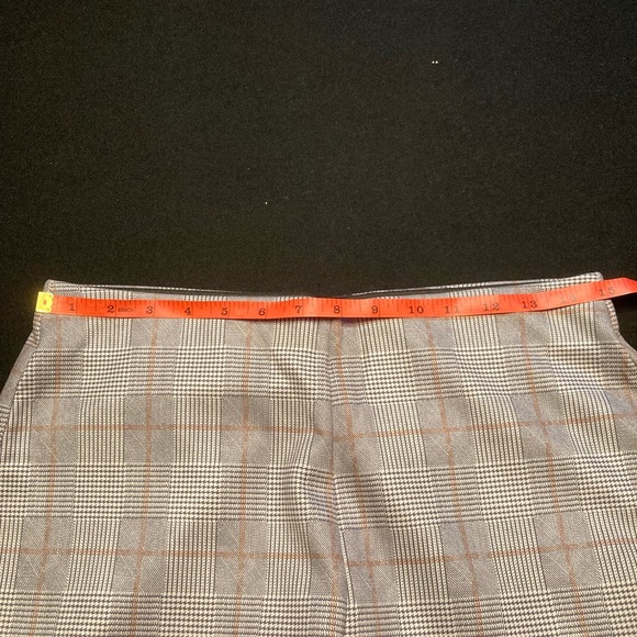NWT Zara plaid straight leg pants large - Picture 6 of 6